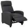 Siom Recliner Antracit Stof Lomme Posefjedre
