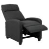 Siom Recliner Antracit Stof Lomme Posefjedre