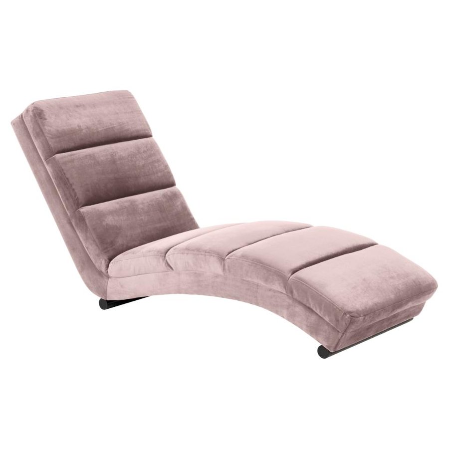 Slinky Chaiselong Dusty Rose Stof Horisontal
