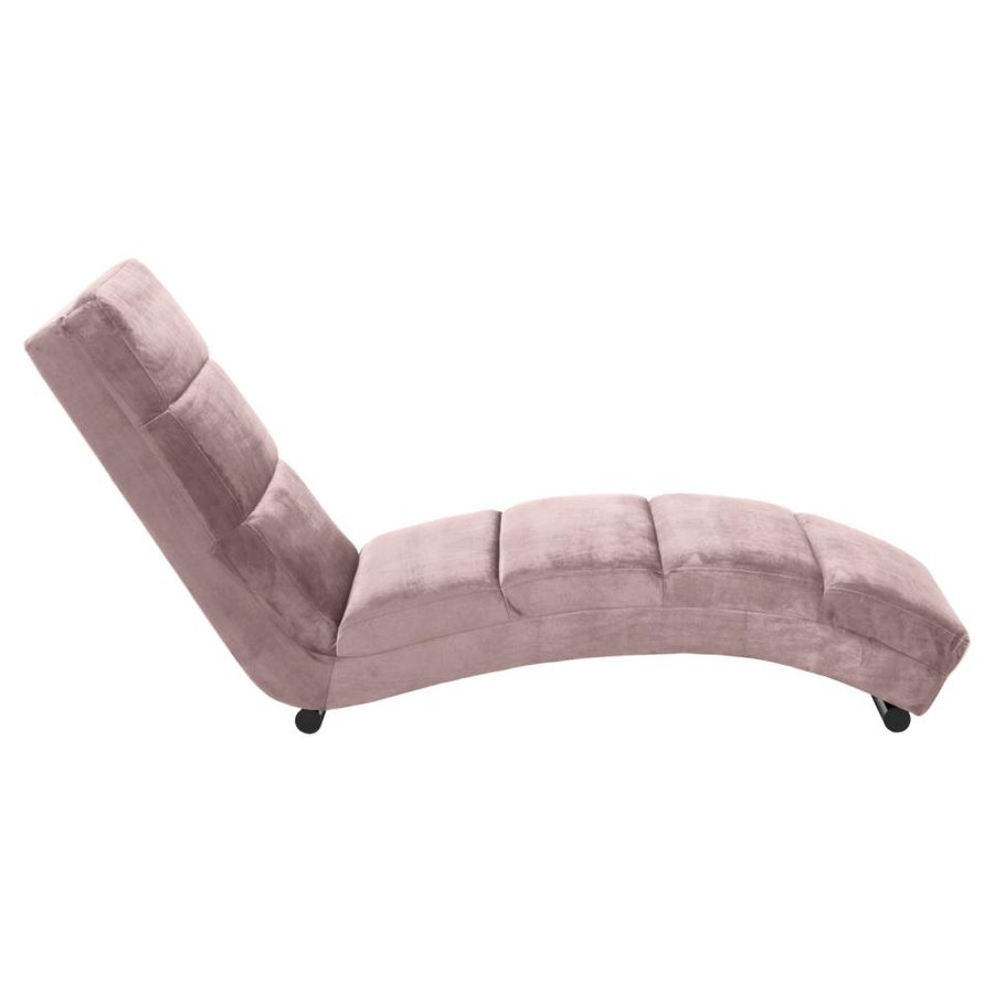 Slinky Chaiselong Dusty Rose Stof Horisontal