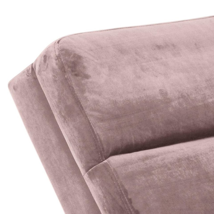 Slinky Chaiselong Dusty Rose Stof Horisontal