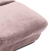 Slinky Chaiselong Dusty Rose Stof Horisontal