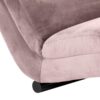Slinky Chaiselong Dusty Rose Stof Horisontal
