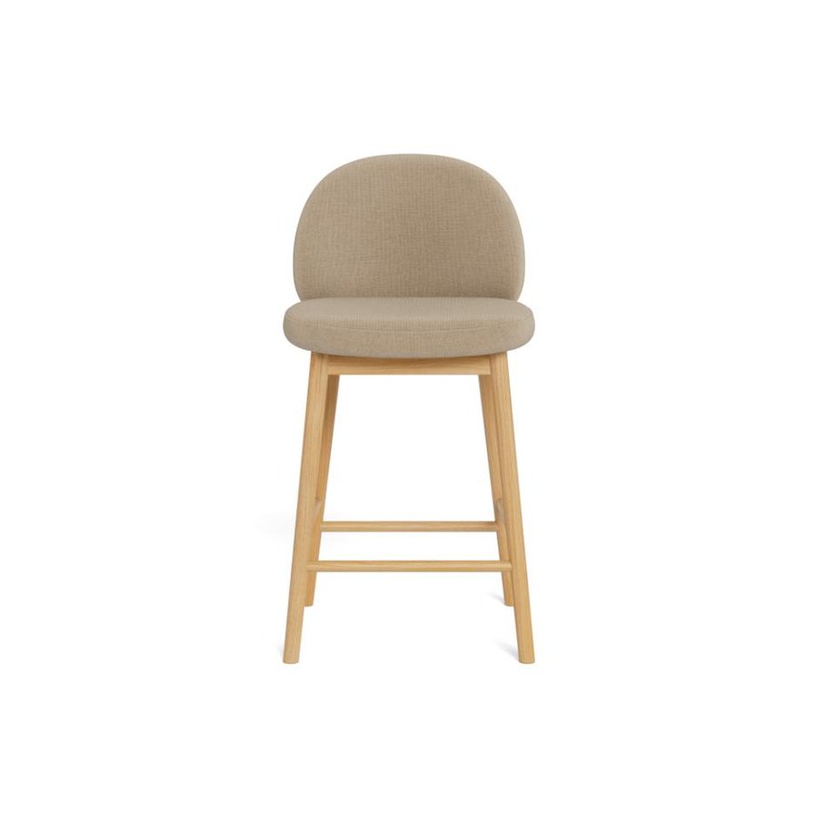 Sophia Counterstol Beige Stof Fodstøtte Stel