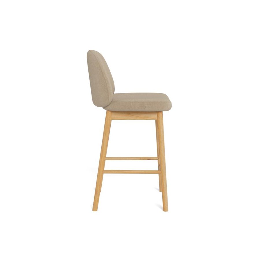 Sophia Counterstol Beige Stof Fodstøtte Stel