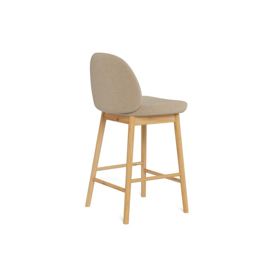 Sophia Counterstol Beige Stof Fodstøtte Stel