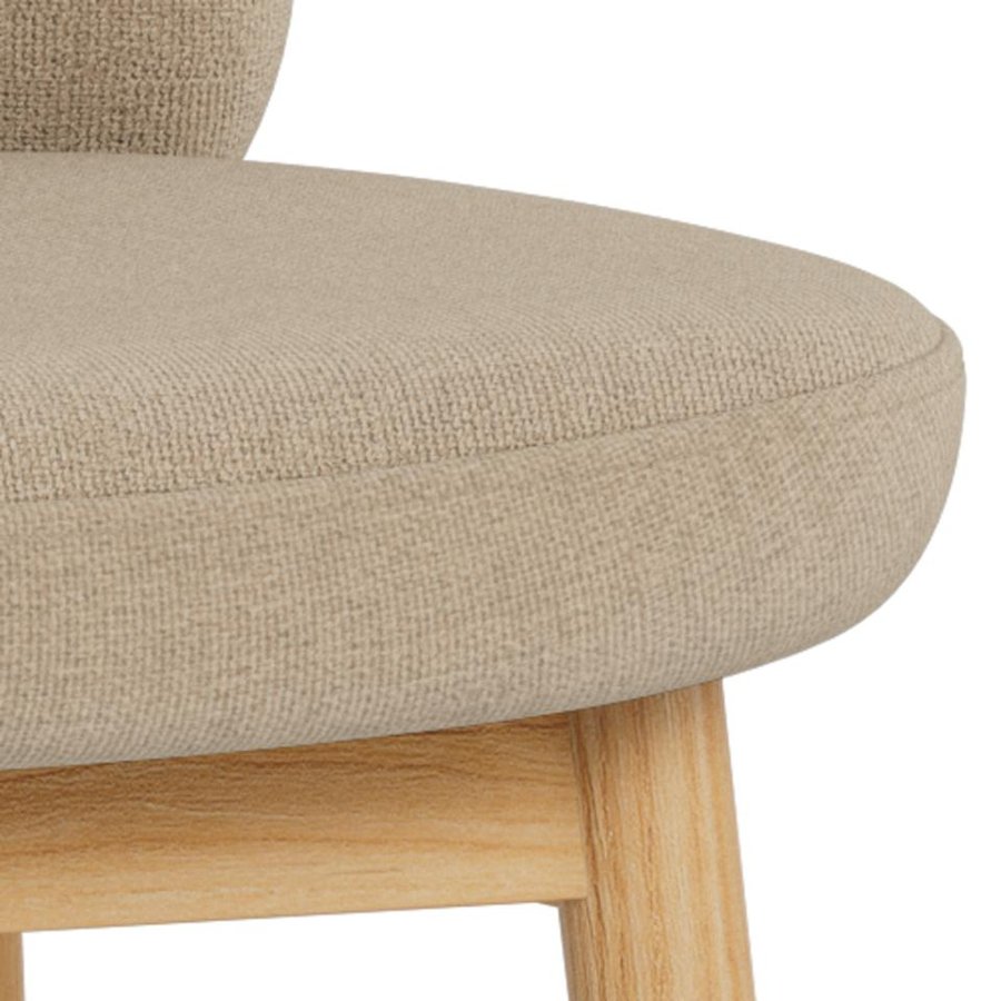 Sophia Counterstol Beige Stof Fodstøtte Stel