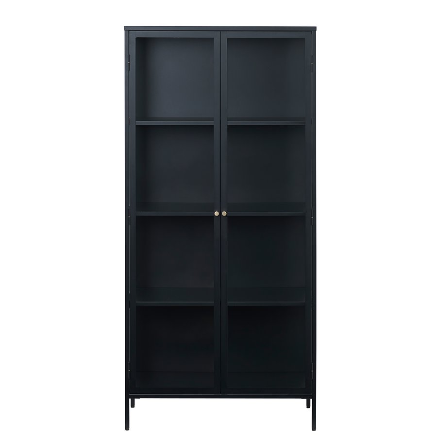 surat-skab-i-sort-stl-med-gyldne-hndtag-fra-unique-furniture-40x90x190-42040600-11 Surat Skab Sort Stål Gyldne Håndtag