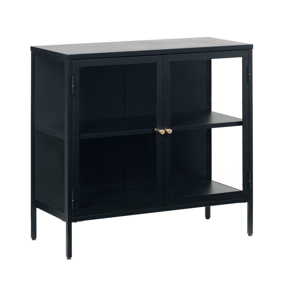 surat-sknk-i-sort-stl-med-2-lger-og-gyldne-hndtag-fra-unique-furniture-42030600-11 Surat Skænk Sort Stål Låger Gyldne