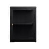 surat-vgskab-i-sort-stl-med-guldhndtag-og-front-i-glas-fra-unique-furn-46780600-3 Surat Vægskab Sort Stål Guldhåndtag Front