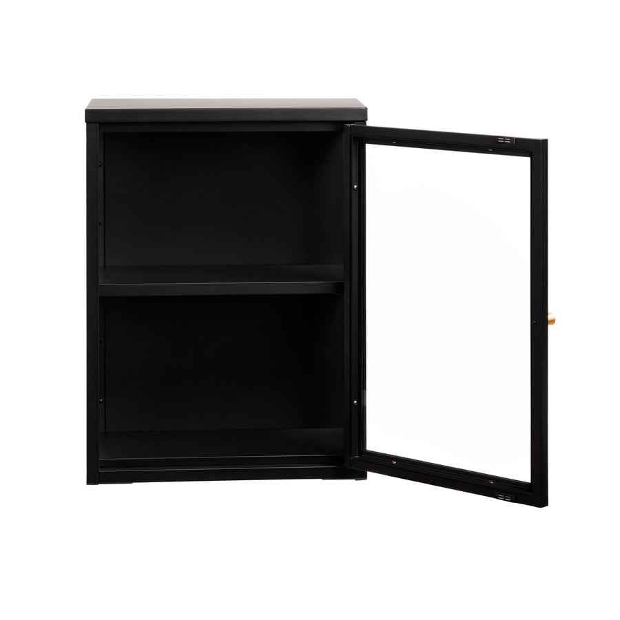 surat-vgskab-i-sort-stl-med-guldhndtag-og-front-i-glas-fra-unique-furn-46780600-5 Surat Vægskab Sort Stål Guldhåndtag Front