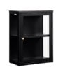 surat-vgskab-i-sort-stl-med-guldhndtag-og-front-i-glas-fra-unique-furn-46780600-7 Surat Vægskab Sort Stål Guldhåndtag Front