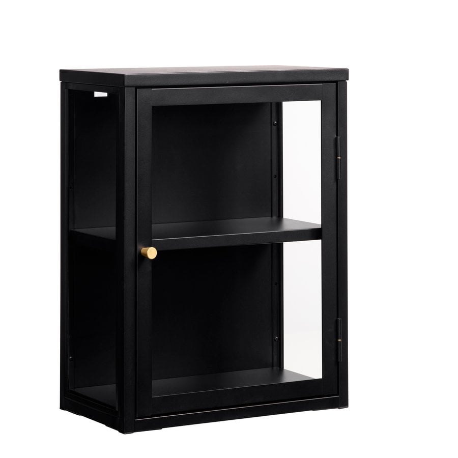surat-vgskab-i-sort-stl-med-guldhndtag-og-front-i-glas-fra-unique-furn-46780600-7 Surat Vægskab Sort Stål Guldhåndtag Front