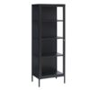 surat-vitrineskab-i-sort-stl-med-gyldent-hndtag-fra-unique-furniture-4-44290600-6 Surat Vitrineskab Sort Stål Gyldent Håndtag