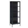 surat-vitrineskab-i-sort-stl-med-gyldent-hndtag-fra-unique-furniture-4-44290600-8 Surat Vitrineskab Sort Stål Gyldent Håndtag