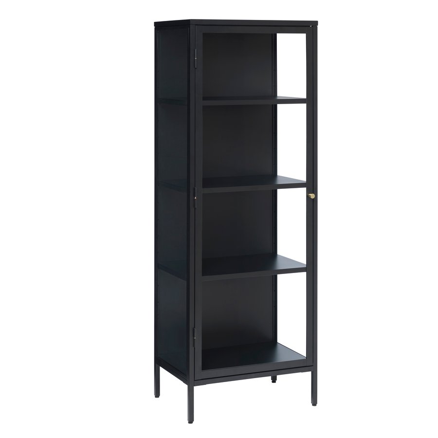 surat-vitrineskab-i-sort-stl-med-gyldent-hndtag-fra-unique-furniture-4-44290600-8 Surat Vitrineskab Sort Stål Gyldent Håndtag