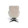 Suton Recliner Fodskammel Beige Stof Drejefunktion