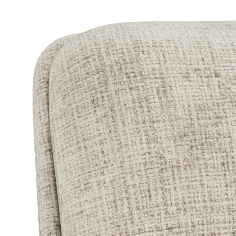 Suton Recliner Fodskammel Beige Stof Drejefunktion