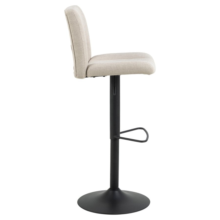 sylvia-barstol-i-beige-stof-med-drejefunktion-fodsttte-gaspatron-og-hn-0000105393-4 Sylvia Barstol Beige Stof Drejefunktion Fodstøtte