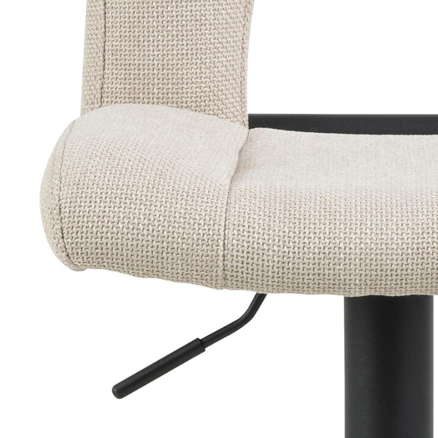 sylvia-barstol-i-beige-stof-med-drejefunktion-fodsttte-gaspatron-og-hn-0000105393-5 Sylvia Barstol Beige Stof Drejefunktion Fodstøtte