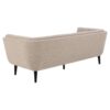 Tampa Personers Sofa Beige Stof Lodret
