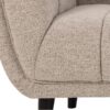Tampa Personers Sofa Beige Stof Lodret