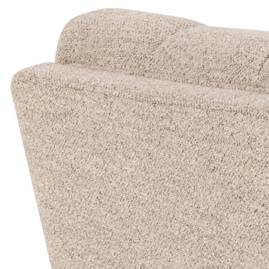 Tampa Personers Sofa Beige Stof Lodret