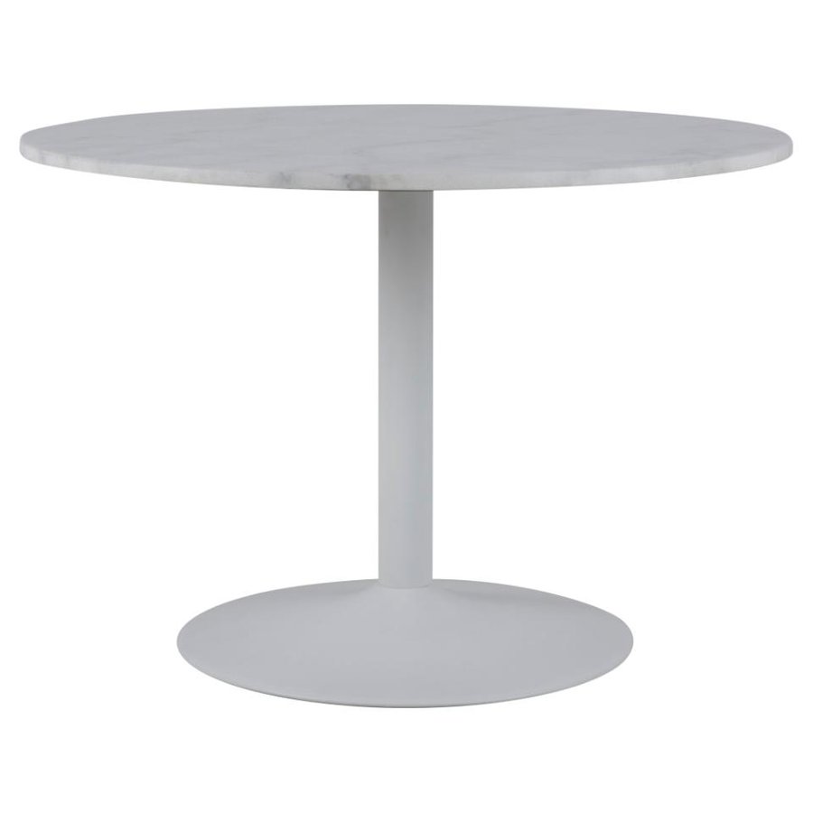 Tarifa Spisebord Hvid Marmor Stel Hvid