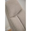 Texas Hvilestol Beige Stof Stel Sort