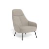 Texas Hvilestol Beige Stof Stel Sort