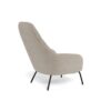 Texas Hvilestol Beige Stof Stel Sort