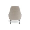 Texas Hvilestol Beige Stof Stel Sort