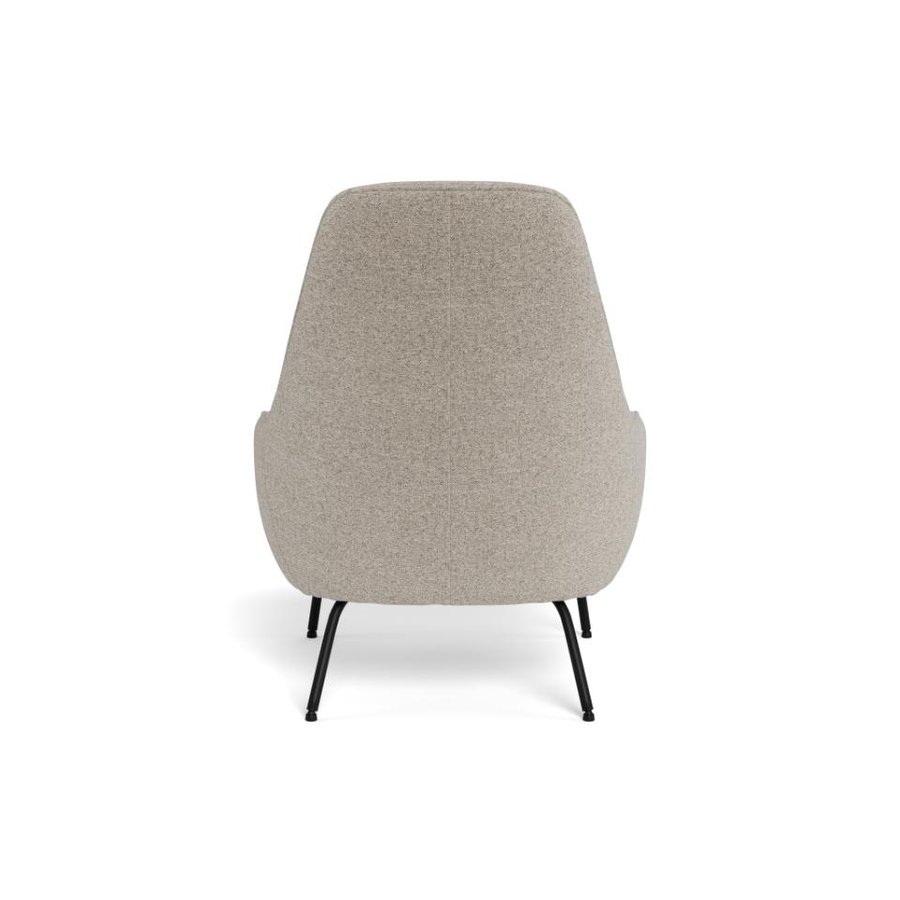 Texas Hvilestol Beige Stof Stel Sort