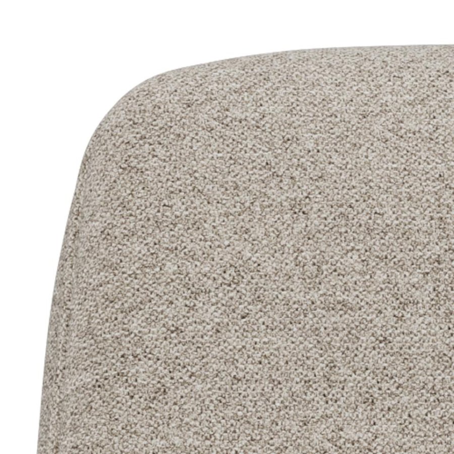 Texas Hvilestol Beige Stof Stel Sort