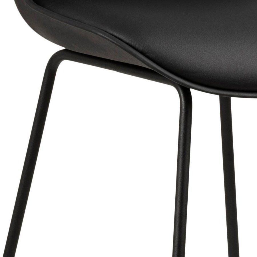 tina-barstol-i-sort-pu-med-fodsttte-og-stel-i-sort-stl-fra-actona-43x4-0000085087-7 Tina Barstol Sort Pu Fodstøtte Stel