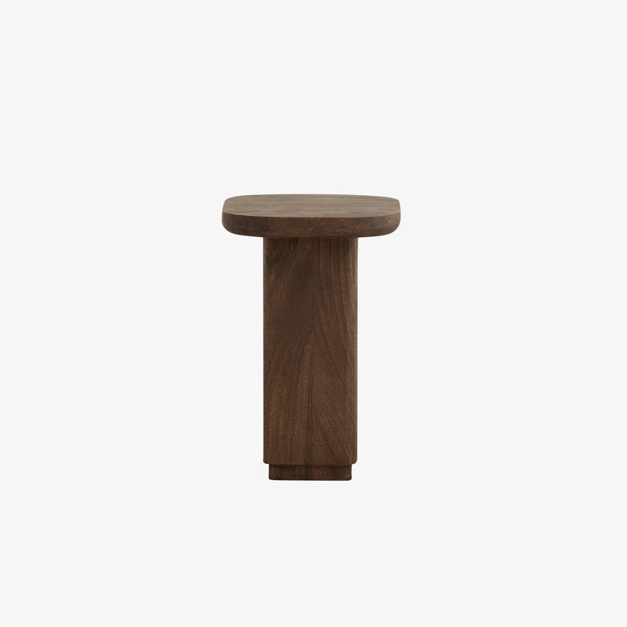 TOKE Sidebord i Mangotræ med Mørkbejdset Overflade fra Nordal | 32x32x48 cm hos uniquebeds, home & living - Billede 1
