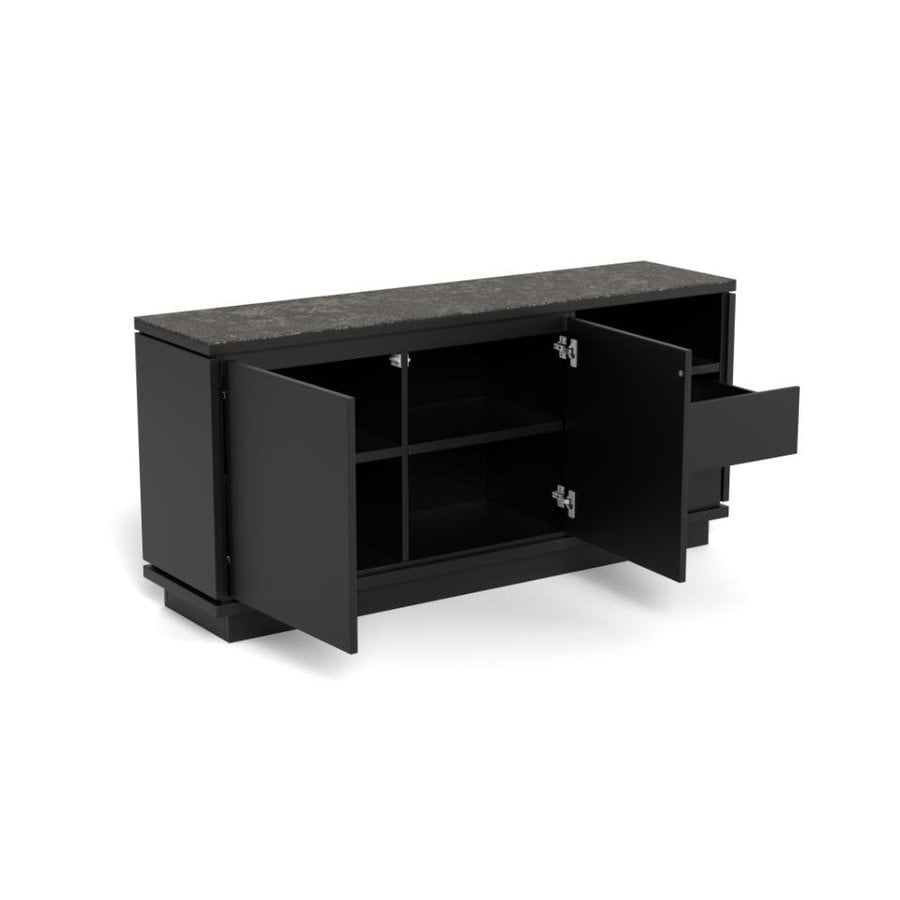 Tribeca Skænk Sort Mdf Top Sort