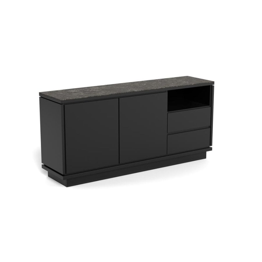 Tribeca Skænk Sort Mdf Top Sort