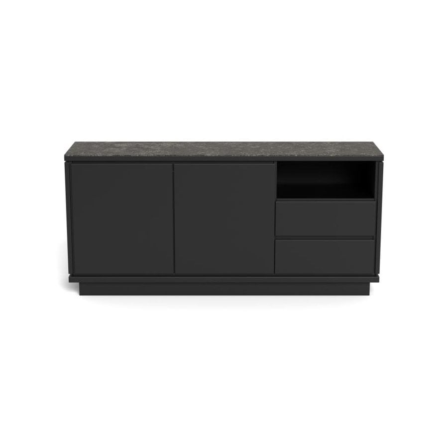 Tribeca Skænk Sort Mdf Top Sort