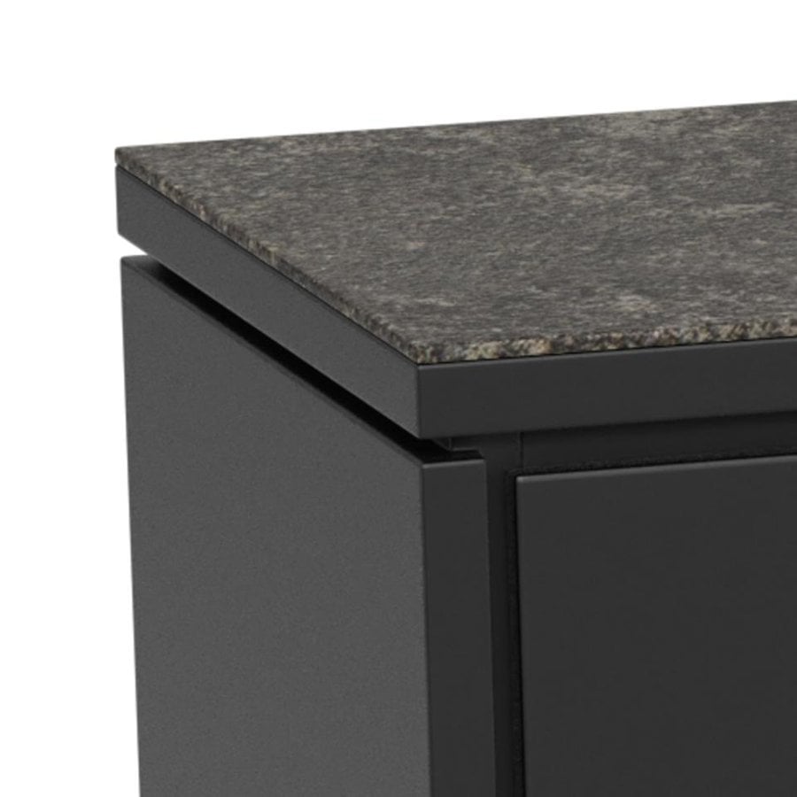 Tribeca Skænk Sort Mdf Top Sort