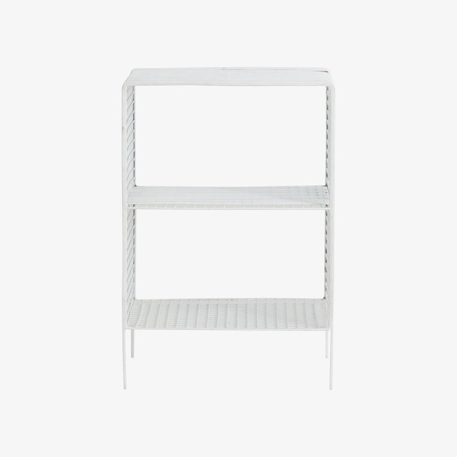 TUO Sidebord i Hvidlakeret Metal fra Nordal | 40x30x60 cm hos uniquebeds, home & living - Billede 1