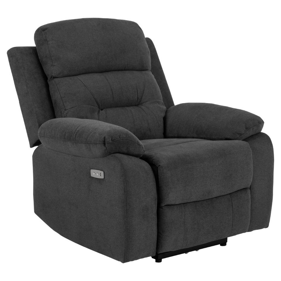 Vansbro Recliner Mørkegrå Stof C Stik