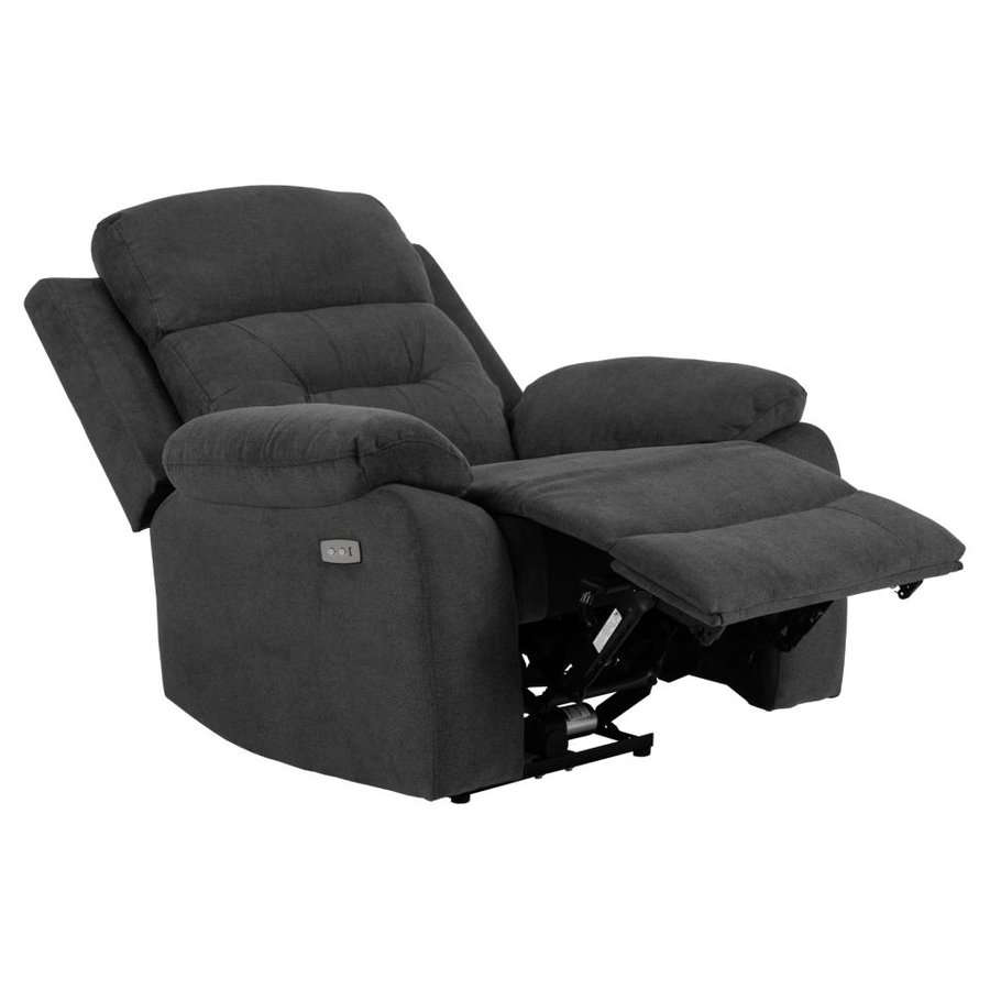 Vansbro Recliner Mørkegrå Stof C Stik