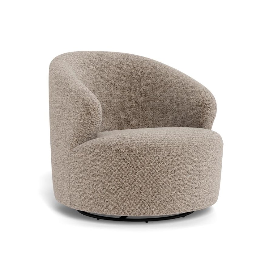 Westport Lounge Stol Beige Stof Armlæn