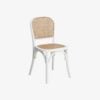 wicky-spisebordsstol-i-hvidlakeret-egetr-med-sde-ryg-i-flet-fra-nordal-1 WICKY Spisebordsstol i Hvidlakeret Egetræ med Sæde & Ryg i Flet fra Nordal | 50x44x86 cm hos uniquebeds, home & living - Billede 1