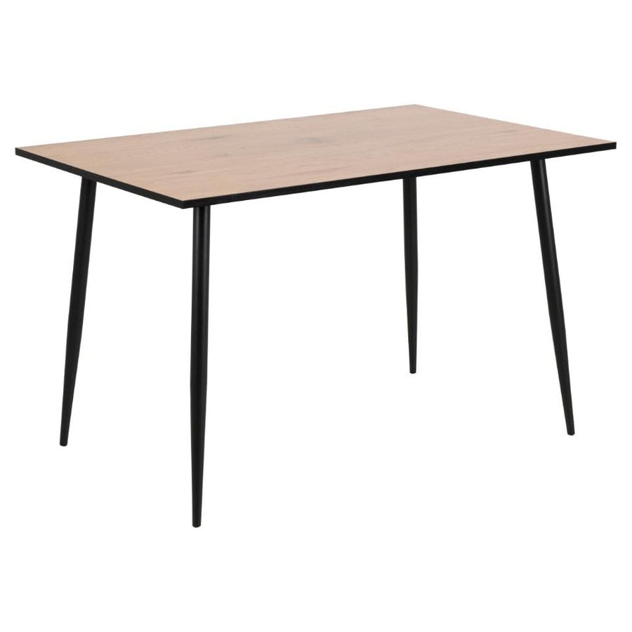 wilma-spisebord-i-vild-eg-melamin-stel-i-mat-sort-stl-fra-actona-bdh-1-H000019342-7 Wilma Spisebord Vild Eg Melamin Stel