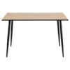 wilma-spisebord-i-vild-eg-melamin-stel-i-mat-sort-stl-fra-actona-bdh-1-H000019342-8 Wilma Spisebord Vild Eg Melamin Stel