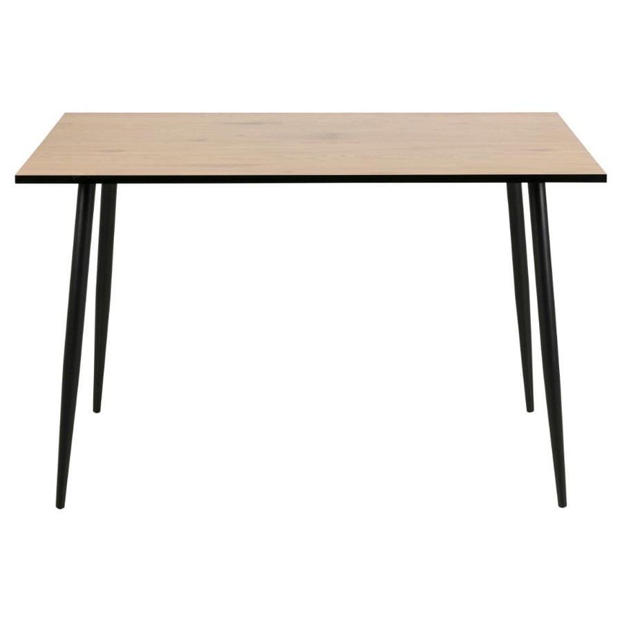 wilma-spisebord-i-vild-eg-melamin-stel-i-mat-sort-stl-fra-actona-bdh-1-H000019342-8 Wilma Spisebord Vild Eg Melamin Stel