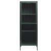wuhan-vitrineskab-i-fyrregrn-stl-og-glas-med-guldfarvet-hndtag-fra-uni-44600200-3 Wuhan Vitrineskab Fyrregrøn Stål Glas Guldfarvet