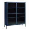 wuhan-vitrineskab-i-stl-bl-stl-med-hndtag-i-guld-fra-unique-furniture-44590400-6 Wuhan Vitrineskab Stål Blå Stål Håndtag